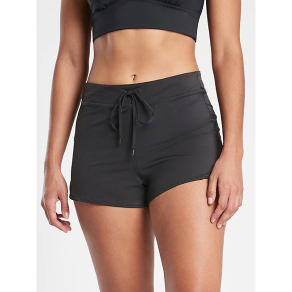 Athleta Other - Athleta S black Wavebreak Swim Short beach coverup rash guard kayak surf sun UPF